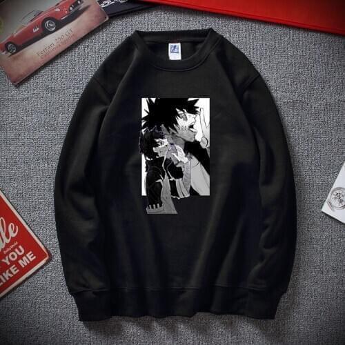 New Hip Hop ANIME My Hero Academia cotton hoodie men Harajuku Unisex Anime Sweatshirt Autumn and winter Coat