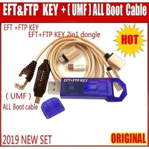 NEW Original EFP Pro2 DONGLE EFT &FTP Dongle (EFT+FTP Key 2 IN 1 DONGLE) + (UMF) ALL BOOT CABLE + FTP Unlimited download