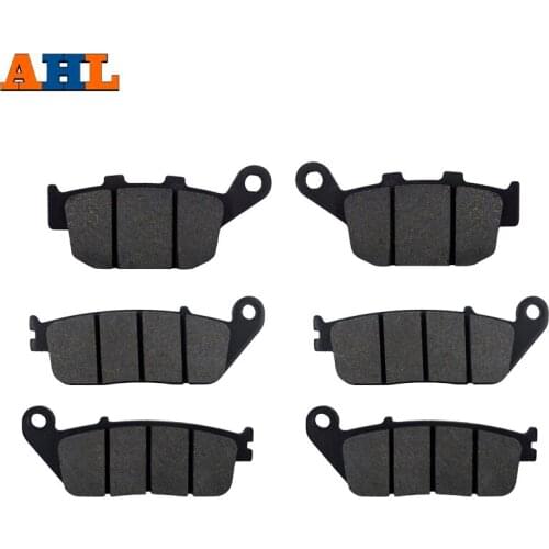 AHL Motorcycle Front and Rear Brake Pads For Honda CB650F CBR650F CBR650R CBR650RA FA140 FA142