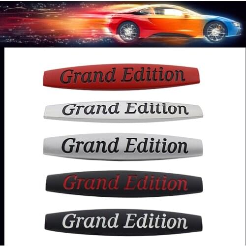 Premium Grand Edition car Hood Fender trunk Decal Emblem Badge Sticker for W203 W204 W210 W211 G500 A CLA CLK CLS ML Class B220