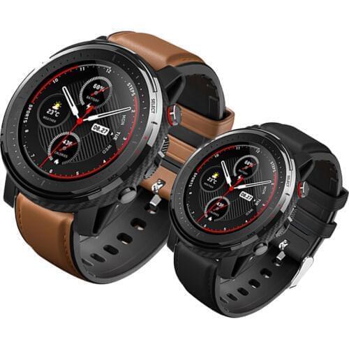 Genuine leather silicone strap for Huami Amazfit Stratos 3 smart watch Accessories bracelet band for Xiaomi Amazfit Pace Stratos