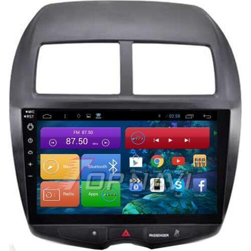 Topnavi 10.2" Quad Core Android 6.0 Car GPS Navigation for Mitsubishi ASX 2010 2011 2012 2013 2014 2015 Autoradio,NO DVD