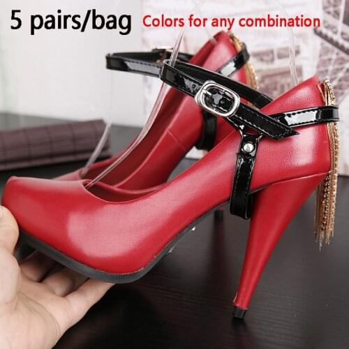 1 Pair Free Triangle Bundle Shoelace For High Heel Anti-skid Shoes Buckles Shoes Accessory Shoes Decoration Adjustable Straps