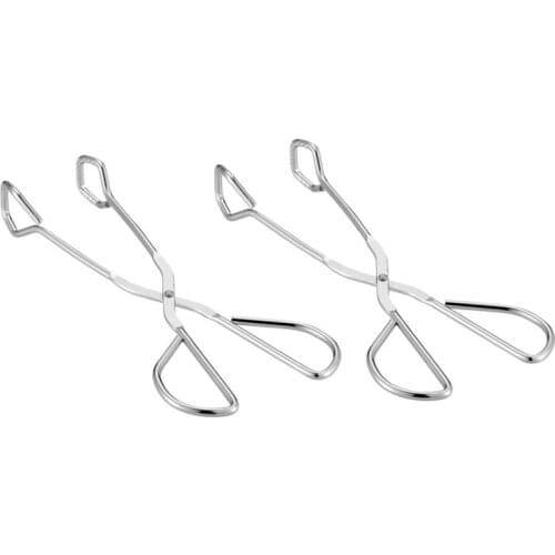 Serving Pastry Cake Bread Clamp,Grilled Food Roast Clip,Kitchen Scissors Tongs,Stainless Steel Cooking Picnic BBQ Pliers