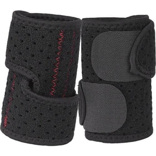 1Pair Adjustable Wrist Support Brace Weight Lifting Gym Training Wristband Sports Tennis Protector Joint Protection Strap Wraps