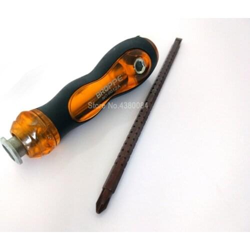 1Pc Magnetic Screwdriver Handle Adjustable Telescopic Slotted/Phillips Drivers Bits Wrench Socket 1/4'' Hex Shank Hand Tools