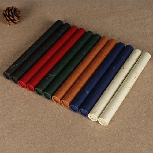 100pcs Paper Incense Tube Incense Barrel Small Storage Box for 20g Joss Stick Convenient Carrying Container