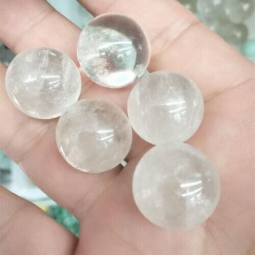 2pcs Nature Crystal Massage Round Ball Size 18mm 30mm For Handcrafts Display Items Wholesale With Good Price NO HOLE Best Your