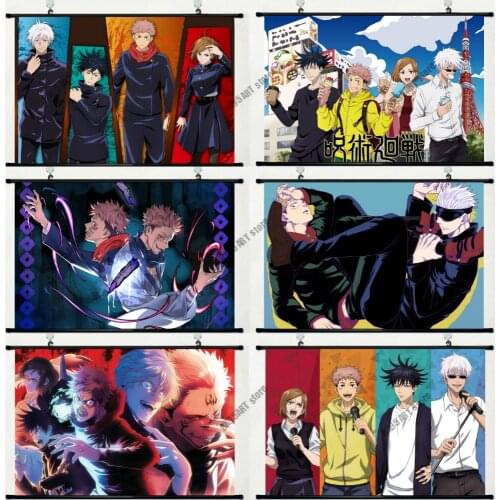 Anime Diamond Embroidery Full Square Jujutsu Kaisen Curse Back Battle Mosaic Diamond Painting Cross Stitch Kits Room Decoration