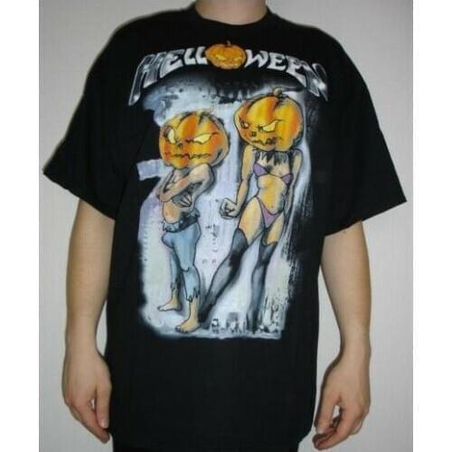 T shirt helloween-ref tshello 05- show original title Print Cotton High Quality top tee
