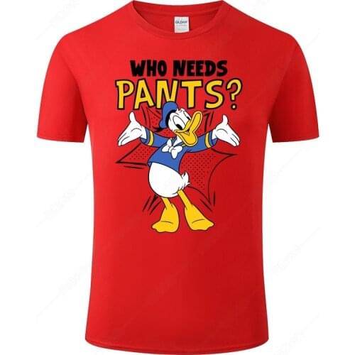 Donald Duck T Shirt Men Women Harajuku T-Shirt Summer Casual Tops Cotton Short Sleeve Cool Tee Unisex Clothes J106
