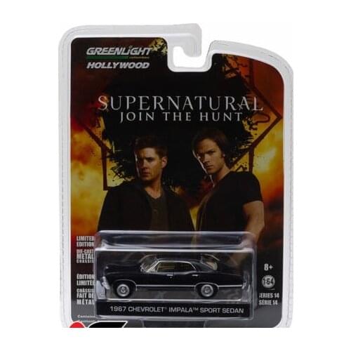 GreenLight 1:64 1967 CHEVRO LET IMPALA sport sedan boutique alloy car toys for children kids toys Model original box