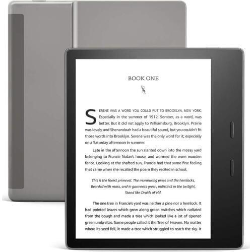 All-New Kindle Oasis - 2019 release 8GB, E-reader - 7" High-Resolution Display (300 ppi), Waterproof, Built-In Audible, Wi-Fi