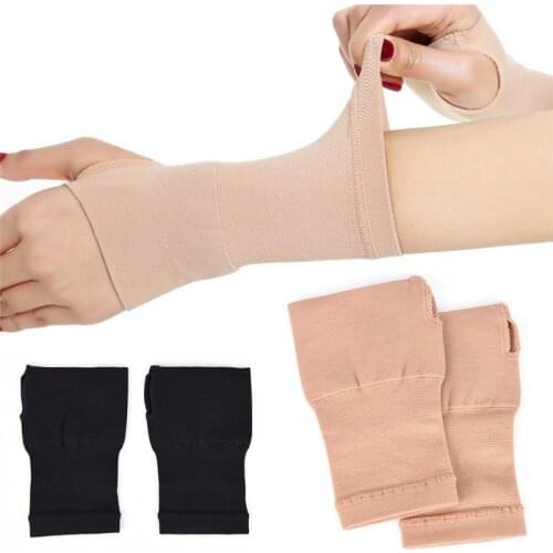 1pair Carpal Tunnel Thumb Hand Wrist Brace Support Arthritis Compression Bandage