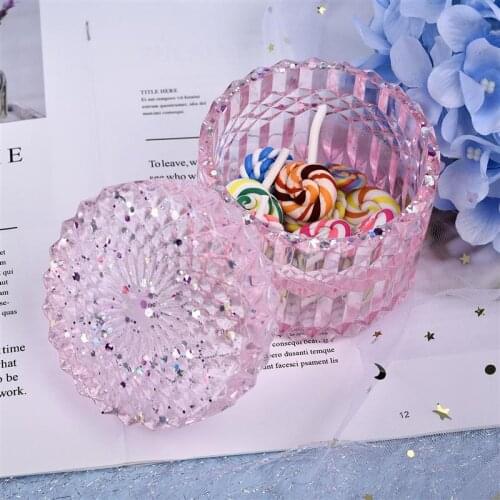 Storage Box Silicone Mold DIY Crystal Epoxy Resin Mold Candy Box Jewelry Storage Home Decor Handmade Casting Resin Crafts