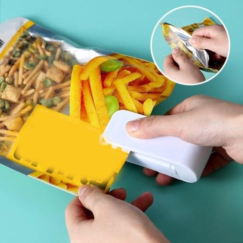 Mini Heat Sealer Plastic Bag Sealer Portable Sealing Machine for Kitchen Storage Food Snacks Keep Fresh Household Accessories