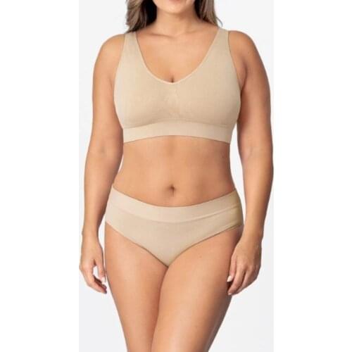 N416 Shaper Bra Plus Size soft Bra Women Seamless genie Bra removable Pads comfort shaper bra for plus size women
