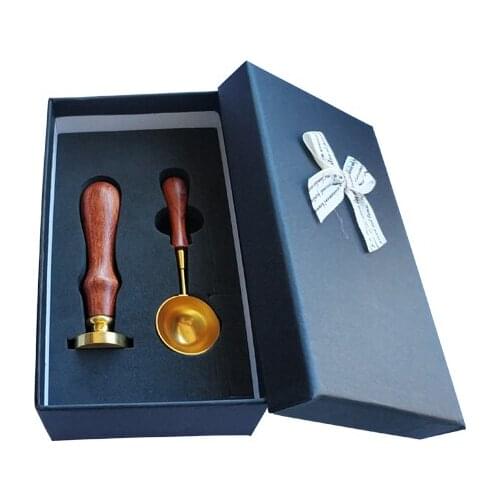 Featured gift wax seal stamp set spoon kit for wedding invitation