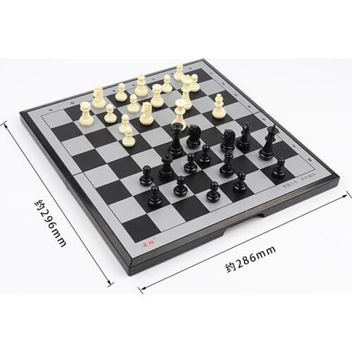 Desk Gift Design Chess Board Figures Magnetic Table Set Luxury Chess Games Children Ajedrez Profesional Travel Games DL60XQ