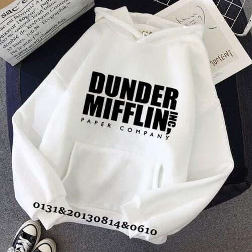 2021 new The Office Sweatshirt MenWoemn Fleece Hoodies Dunder Mifflin Paper Inc Hoodie Unisex Crewneck Moletom Feminino Hoody