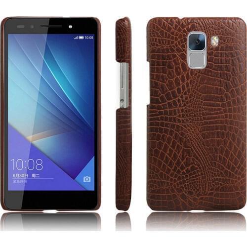 SUBIN New Luxury Crocodile Skin PU Leather Case For Huawei honor 7 PLK-TL01H 5.2" Back Cover Phone Protective Cases phone bag