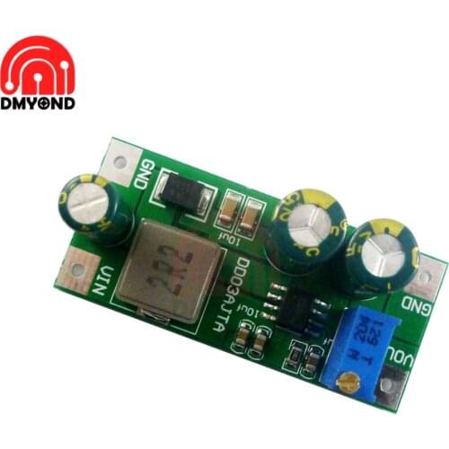 DD03AJTA 6A DC 2.7-5.5V to 3.5-24V DC-DC Boost Converter Step-Up Boost Converter Board for 18650 lithium battery