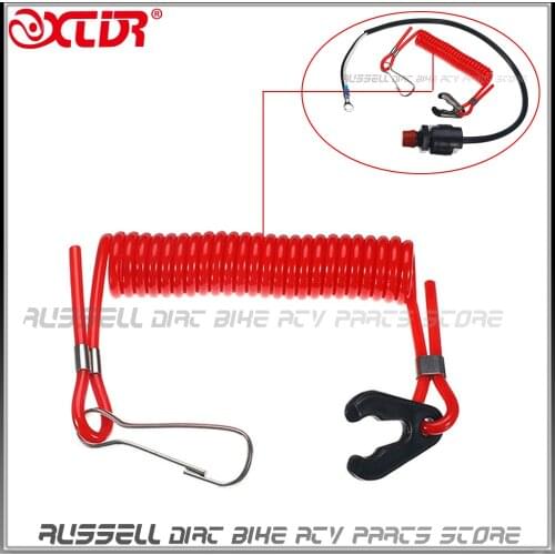Outboard Engine kill Key Rope Safety Lanyard Tether for Yamaha Outboard Honda