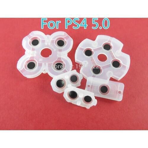 Conductive Rubber Pads For JDS 050 055 5.0 JDM055 JDM050 PS4 Controller Dualshock 4 Buttons Contact Rubber