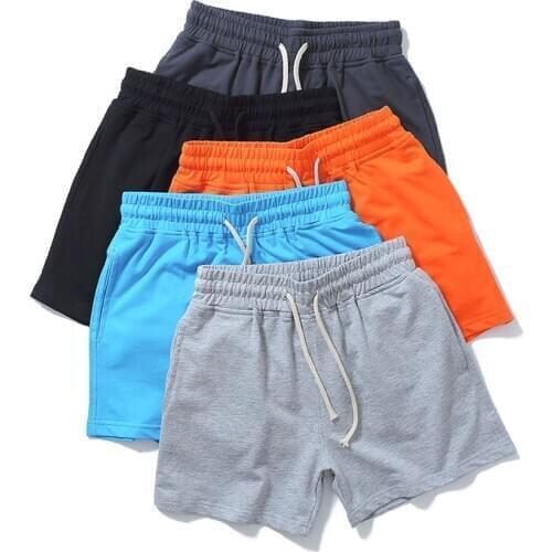AIMPACT Sexy Homewear Soild Cotton Men French Terry Shorts Sweat Shorts Gym Athletic Running Jogging Sports AM2351