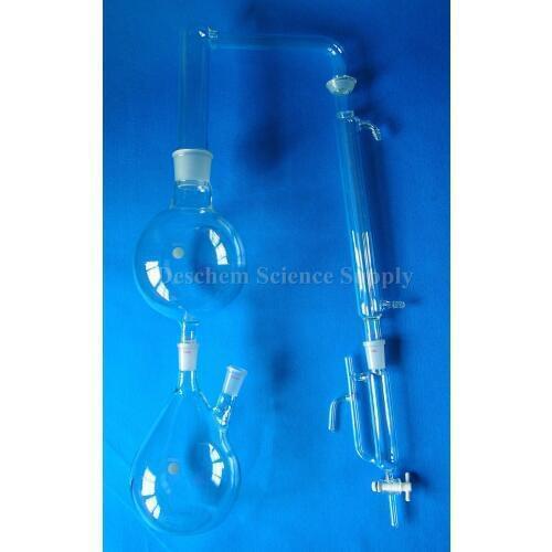Glass Part For Lab Essential Oil Steam Distillation Apparatus with Liebig Condenser