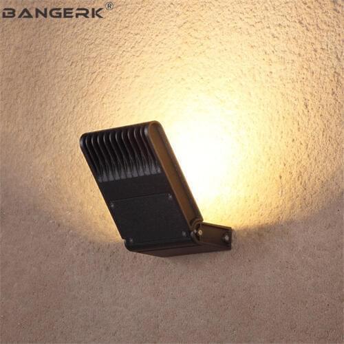 Outdoor Modern Wall Lamp Adjusting Angle LED Porch Lights Waterproof Rust Sconce Wall Lamps Garden Art Decor Aluminum Lighting