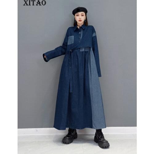 XITAO Fashion Denim Dresses