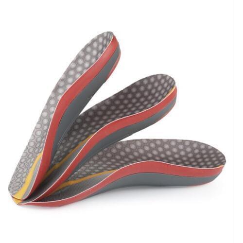 1 Pair Arch Support Unisex Adult Orthopedic Insole PU Correction Leg Insole Anti-seismic Pressure Relief Breathable Insole