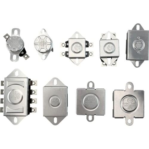 1 PC Electric Water Heater Temperature Switch KSD308 45A 400V Three-Phase Four-Wire Thermostat 8-Pin Thermal Switch