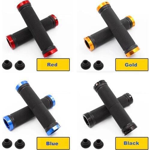 2 Pcs BROS Cycling Anti Skid Grips MTB Mountain Bike Handlebar Lock-on Rubber Grip Cover Bicycle Handlebar 5 Colors Accessories
