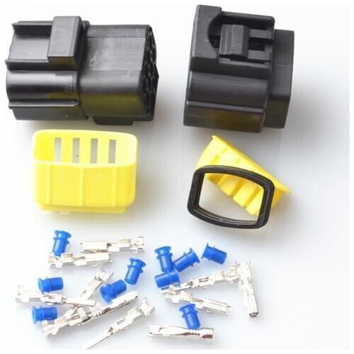 500pcs 8Pin Terminal plug 1.8mm Waterproof Wire Connector Electrical Plug Car Auto Sealed Truck Male / female plug-in