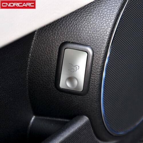 Car Styling Tail Trunk Switch Button Sequin Decoration Cover Trim For Mercedes Benz W204 C Class 2007-2014 Interior Accessories