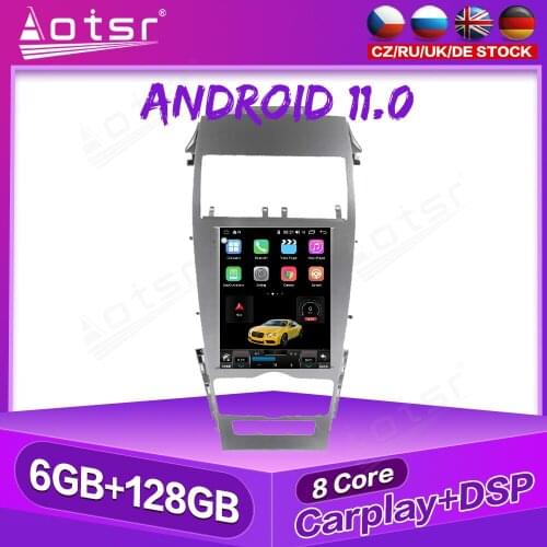 6G+128GB Android 11 Car Stereo Multimedia Radio Player For Lincoln MKZ 2013+ Tesla Screen Auto GPS Navigation Carplay Head Unit