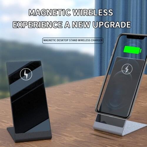 Wireless Charging Station Dock PD QC3.0 15W Fast Charging For IPhone 12 Pro Samsung Huawei Magnetic Mobile Phone Charger Holder