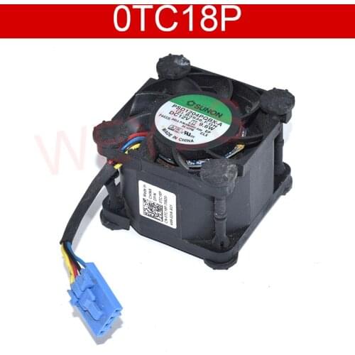 For SUNON PSD1204PQBX-A 0FCVCN 0TC18P DC12V 0.8A Four Lines Square Cooling Fan