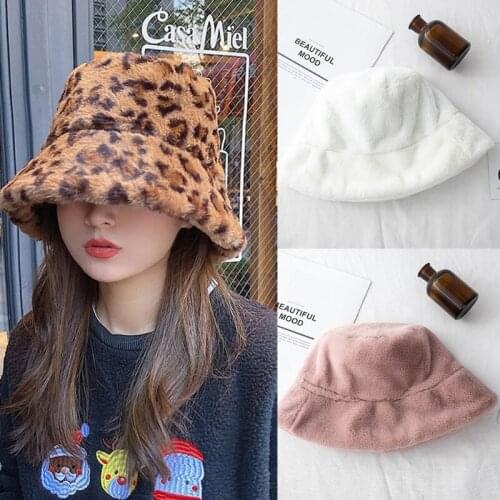 D0LF Packable Fishing Hat Fuzzy for Warm Keeping in Winter Bucket Hat for Unisex Women Men Outdoor Protection