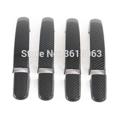 For Ford Transit 2017 2018 2019 ABS Chrome Door Handle Cover protector Stickers Trim Car Styling External Decoration Accessories