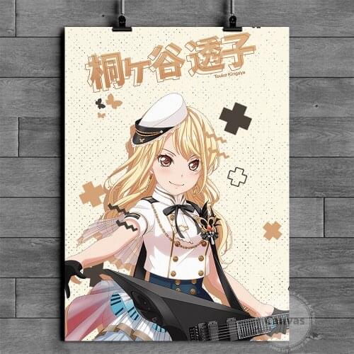Canvas Anime Touko Kirigaya Pictures Home Manga Decoration Paintings Poster HD Prints Wall Art Modular Living Room