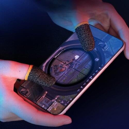 Gaming finger sleeve mobile screen game controller Sweatproof glove PUBG COD auxiliary artifact non-slip finger cots
