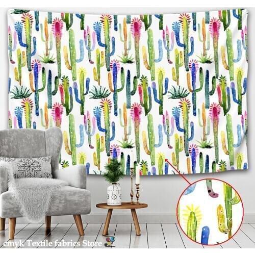 Cactus tapestry flower tapestry plant tapestryTapestry Wall Hanging Chart Hippie Bohemian Tapestries Colorful Psychedelic boho