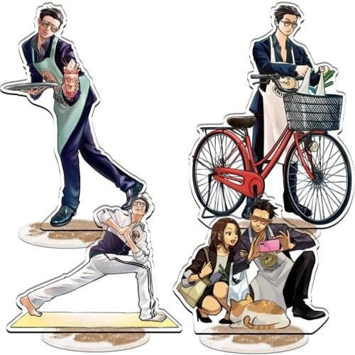 Anime The Way of The Househusband Gokushufudou Acrylic Stand Figure Model Plate Display Tabletop Decor Cosplay Collection Gifts