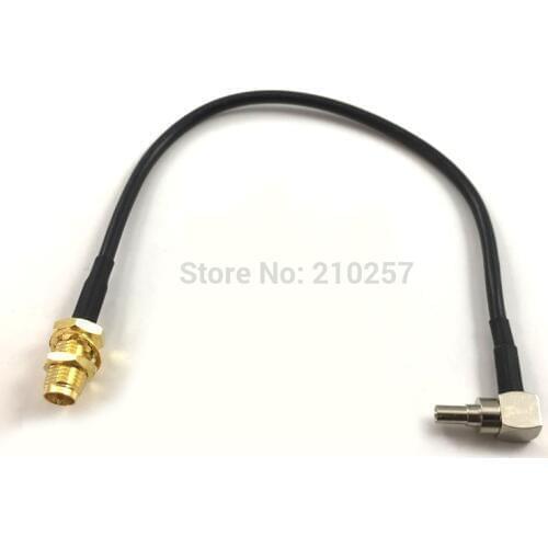 1pcs Crc9 to Rp-Sma Female Jack Connector RG174 15cm Cable For Huawei 4G Modem