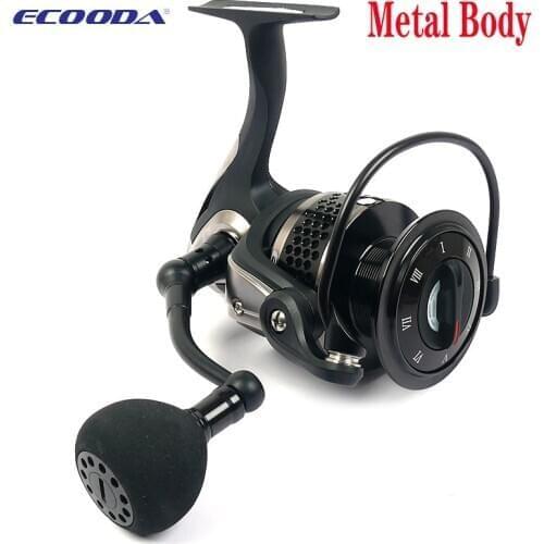 New Metal Reel Spinning Reel EBH II 1000 1500 2000 3000 4000 4500 5000 jigging reel Drag Power 3-10kg Saltwater Fishing Reel