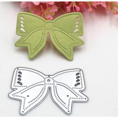 Metal Cutting Die Of Bow-knot Scrapbooking Mold Paper DIY Cards Postcard Handmade Craft Stencil Album Handcraft Embossing Moulds