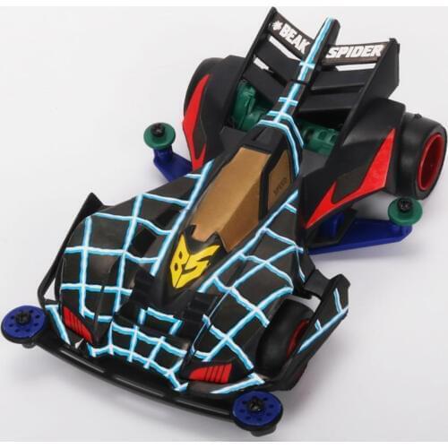 MINI 4WD beak spider assemble electric model car Raider buggies Kits 4WD Racing Cars Educational Toys Children Gifts